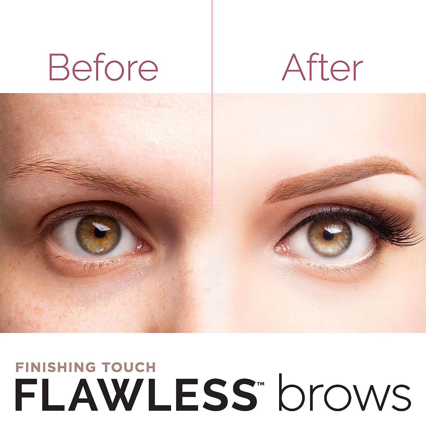Flawless Eyebrow Hair Remover – Painless Electric Trimmer for Women's Facial Hair