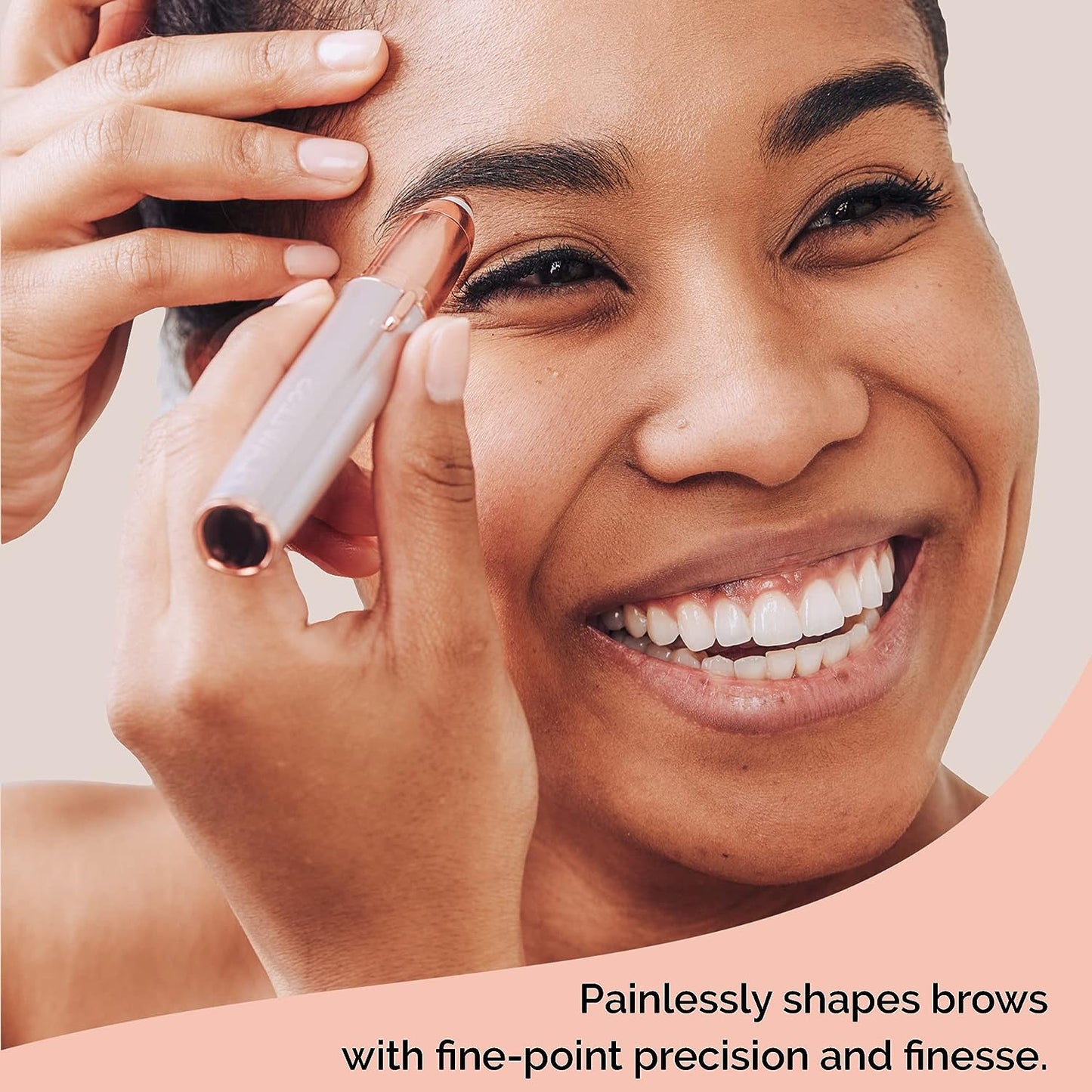 Flawless Eyebrow Hair Remover – Painless Electric Trimmer for Women's Facial Hair