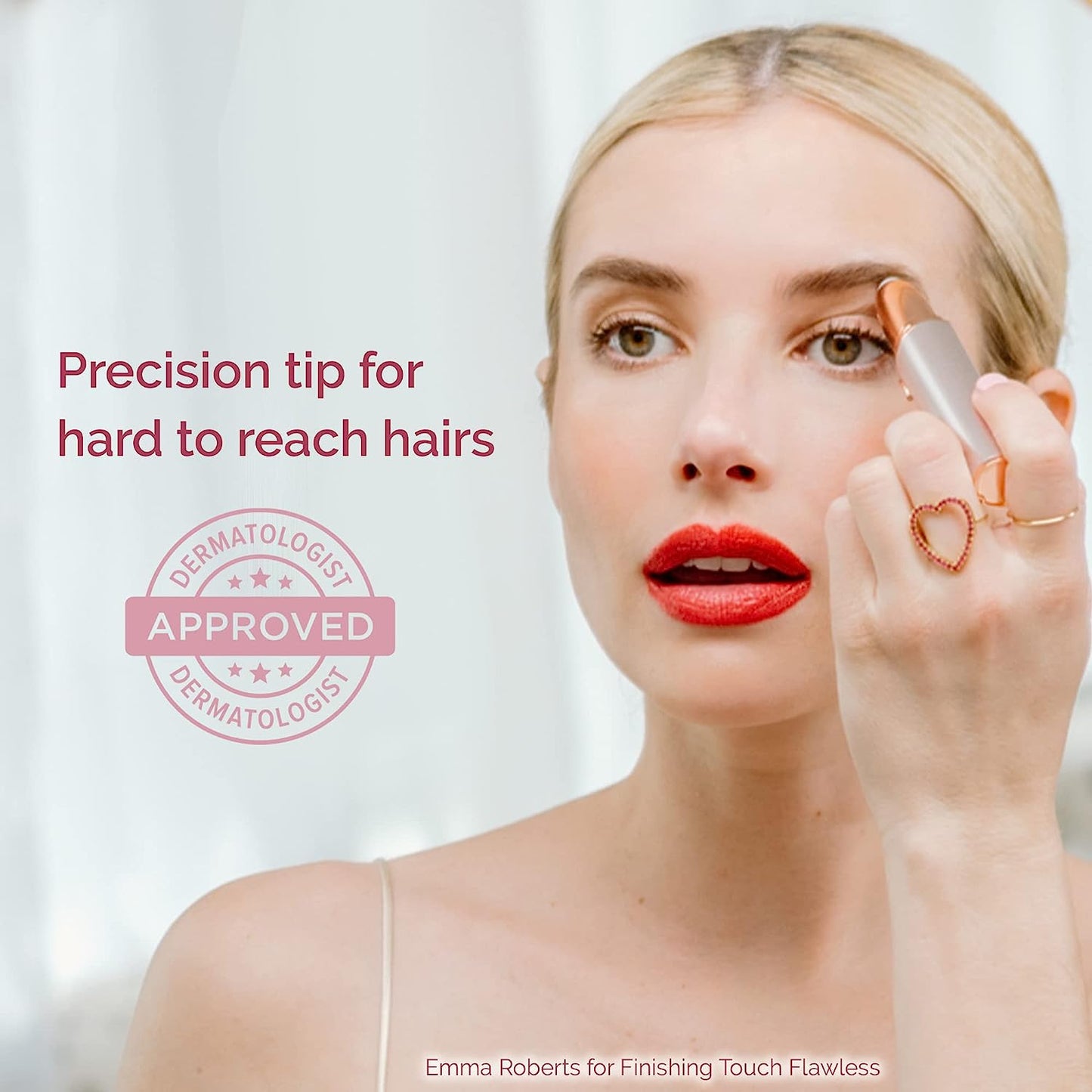 Flawless Eyebrow Hair Remover – Painless Electric Trimmer for Women's Facial Hair